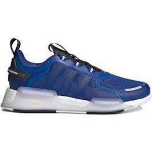 Adidas NMD R1‎ V2 Blue White Men's Running Sneakers Shoes Size 4 Youth